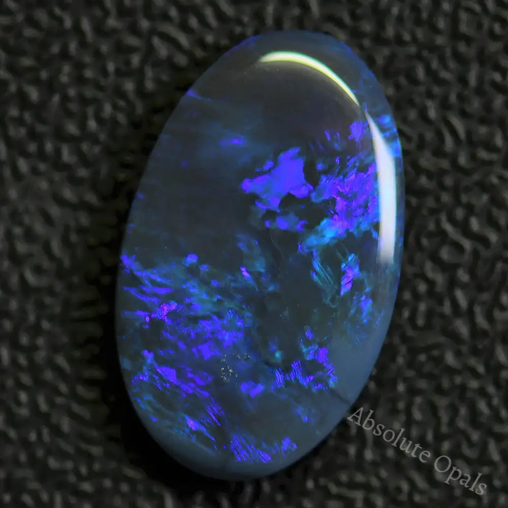 Australian Black Opal Solid Stone, Lightning Ridge