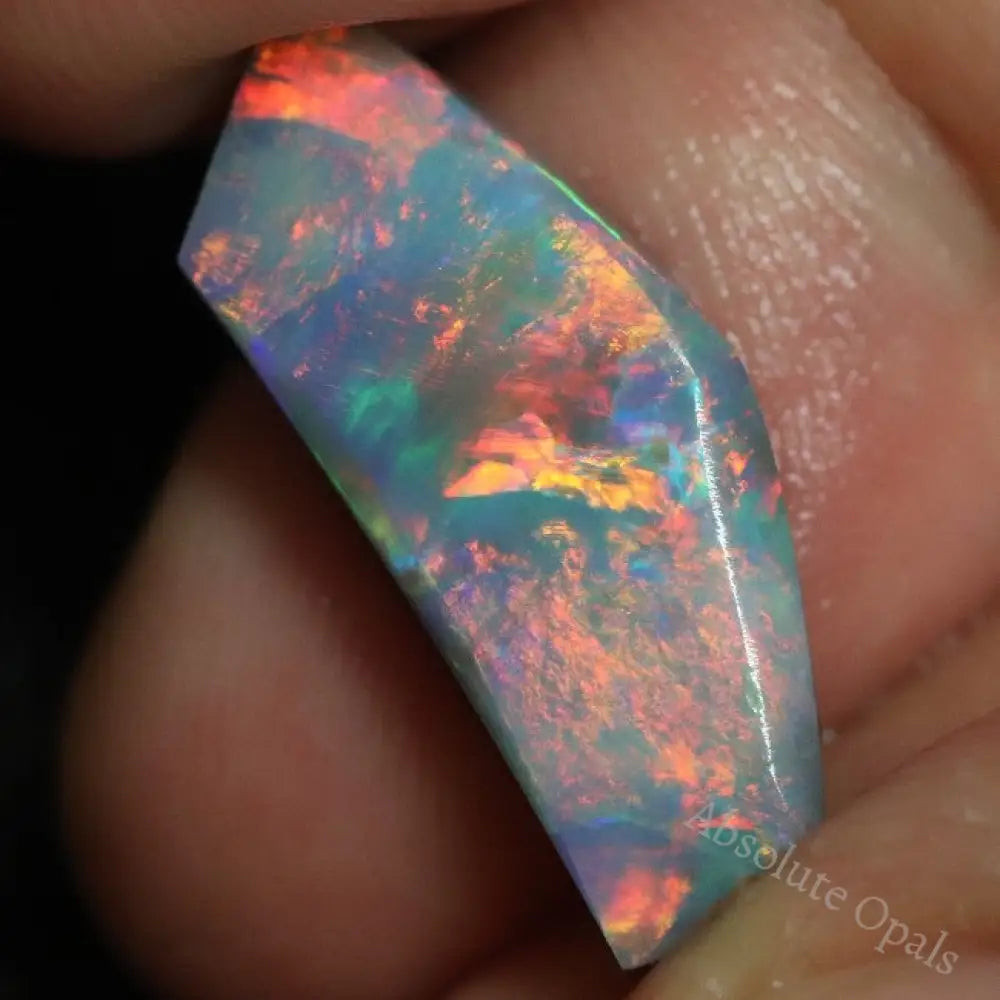 5.20 Cts Australian Black Opal Lightning Ridge Solid Rough Loose Rub Gem Stone