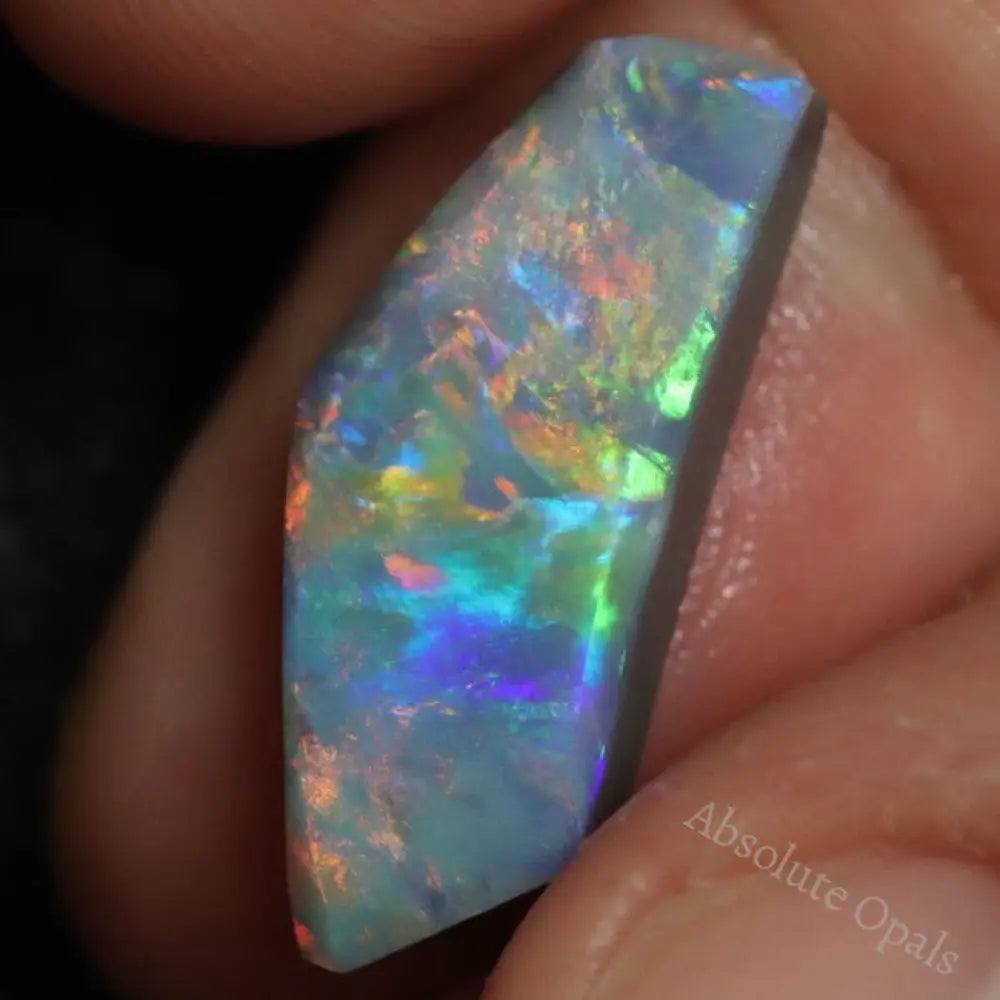 5.20 Cts Australian Black Opal Lightning Ridge Solid Rough Loose Rub Gem Stone