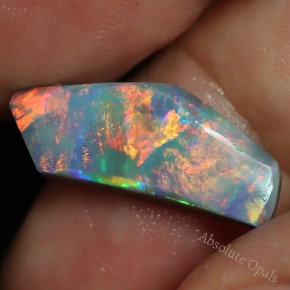 5.20 Cts Australian Black Opal Lightning Ridge Solid Rough Loose Rub Gem Stone