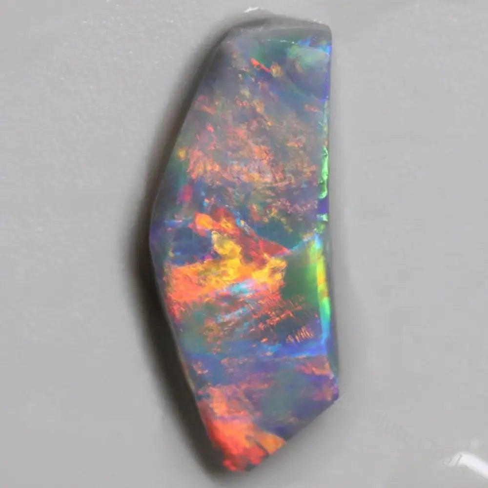 5.20 Cts Australian Black Opal Lightning Ridge Solid Rough Loose Rub Gem Stone