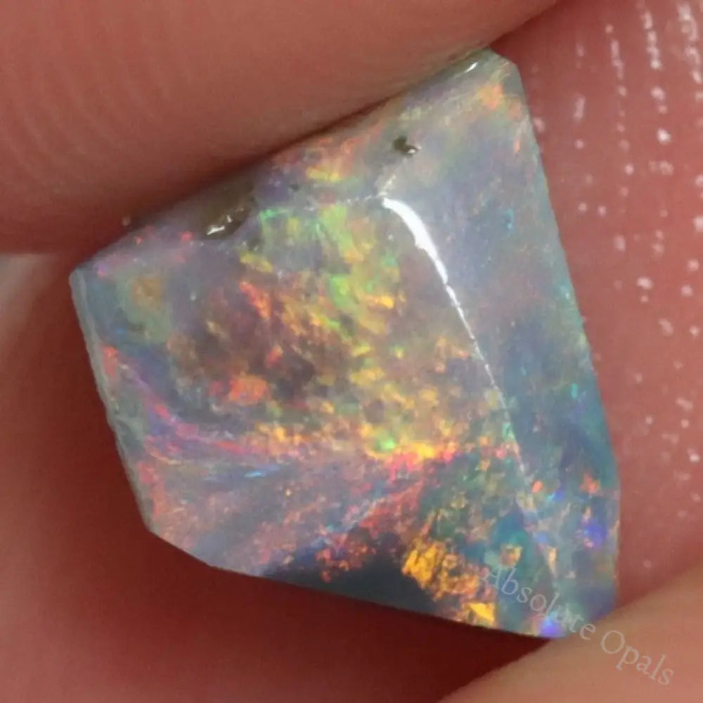 5.4 Cts Black Opal Rough Parcel Rubs 8.1-11.6X6.2-9.0X2.7-3.5Mm