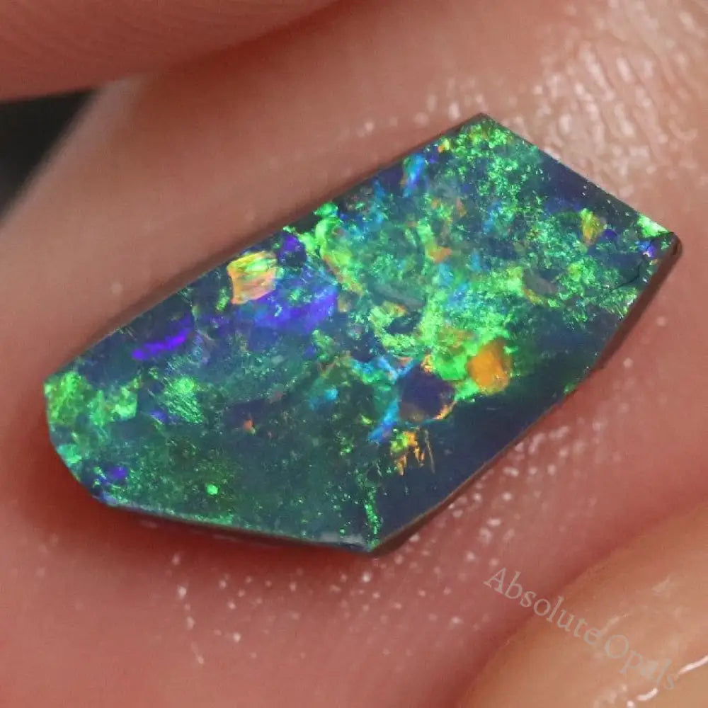 5.4 Cts Black Opal Rough Parcel Rubs 8.1-11.6X6.2-9.0X2.7-3.5Mm