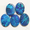 5.43 Cts Australian Opal Doublet Stone Cabochon 5Pcs 8X6
