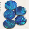 5.43 Cts Australian Opal Doublet Stone Cabochon 5Pcs 8X6