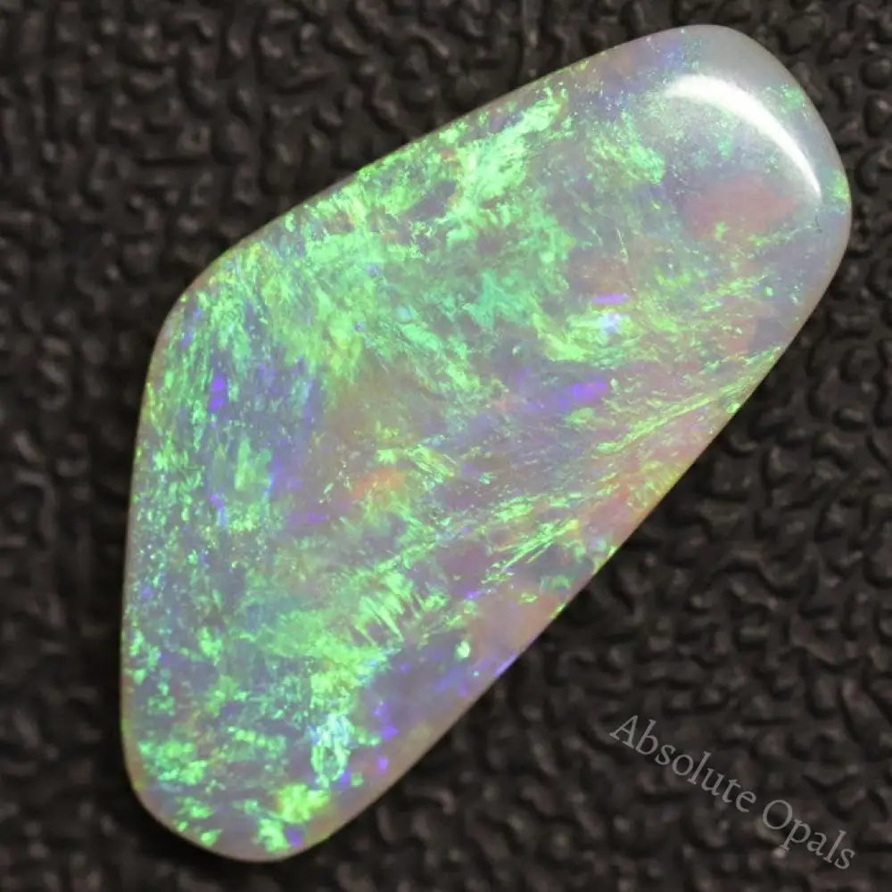 5.50 Cts Australian Semi Black Opal Solid Lightning Ridge Cabochon Loose Gem Stone