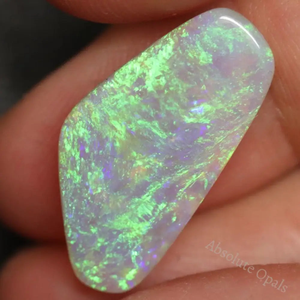 5.50 Cts Australian Semi Black Opal Solid Lightning Ridge Cabochon Loose Gem Stone