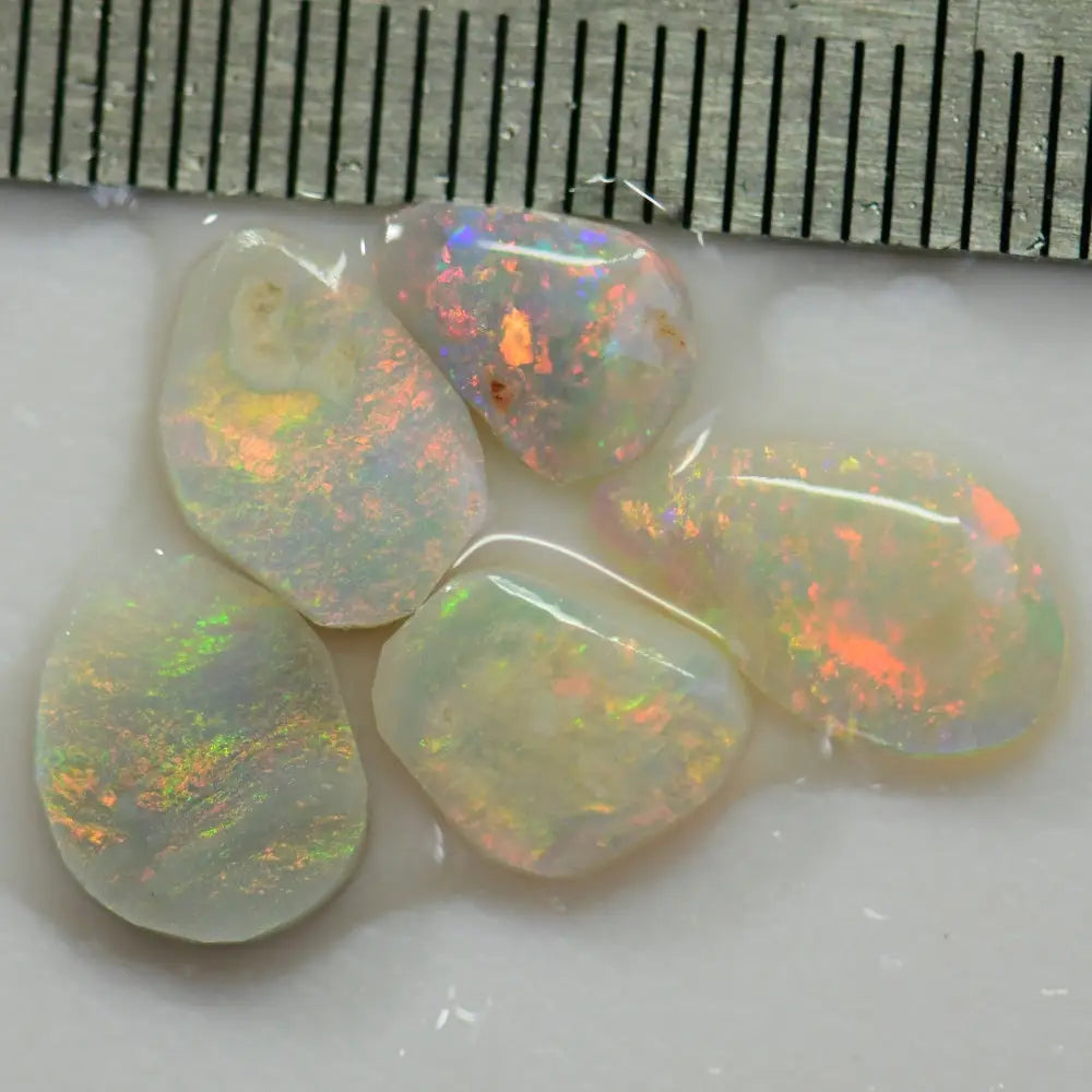 5.65 Cts Australian Opal Rough Parcel Rubs Lightning Ridge