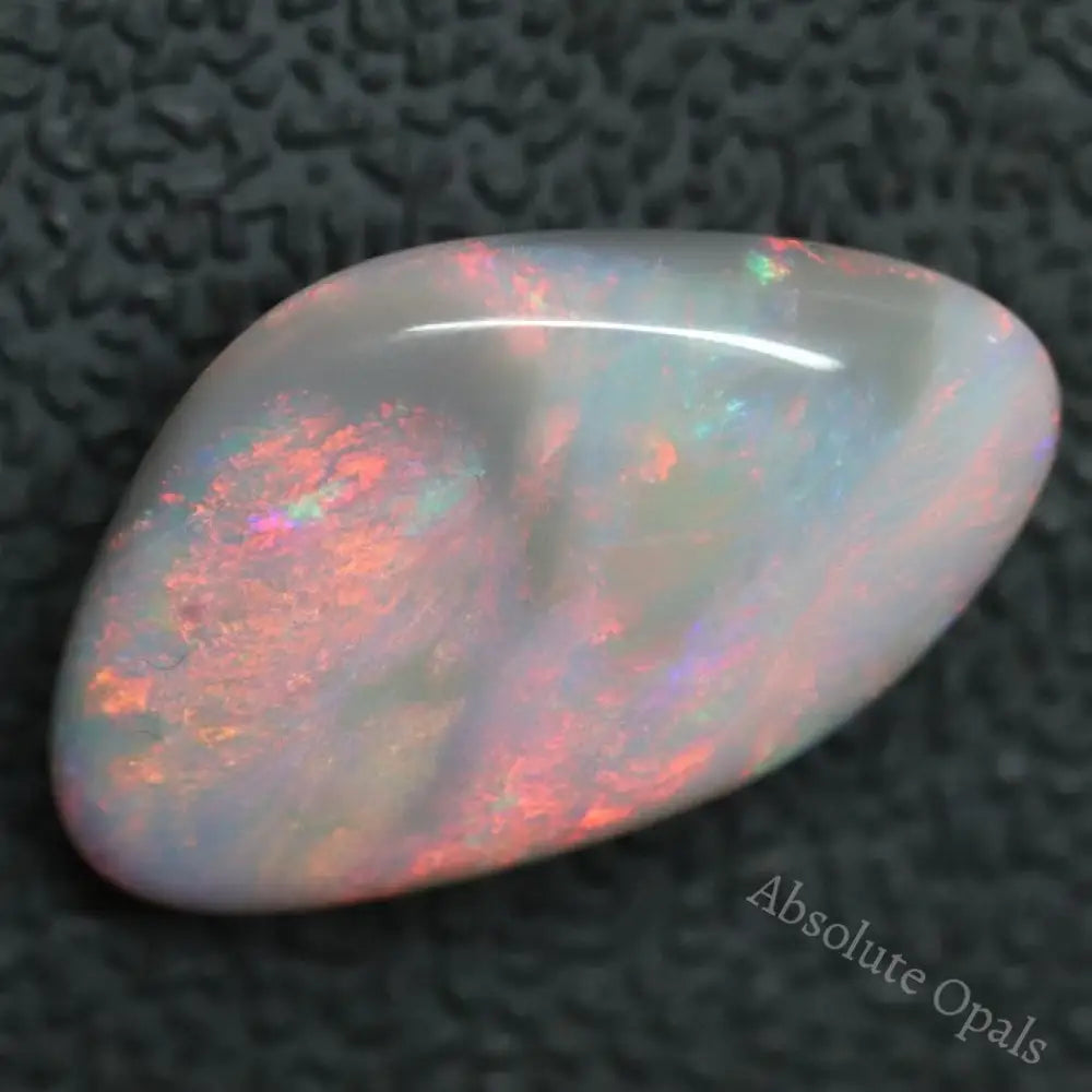 5.65 Cts Australian Semi Black Opal Solid Lightning Ridge Cabochon Loose Stone
