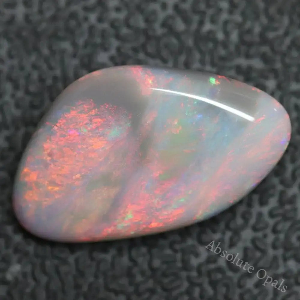 5.65 Cts Australian Semi Black Opal Solid Lightning Ridge Cabochon Loose Stone
