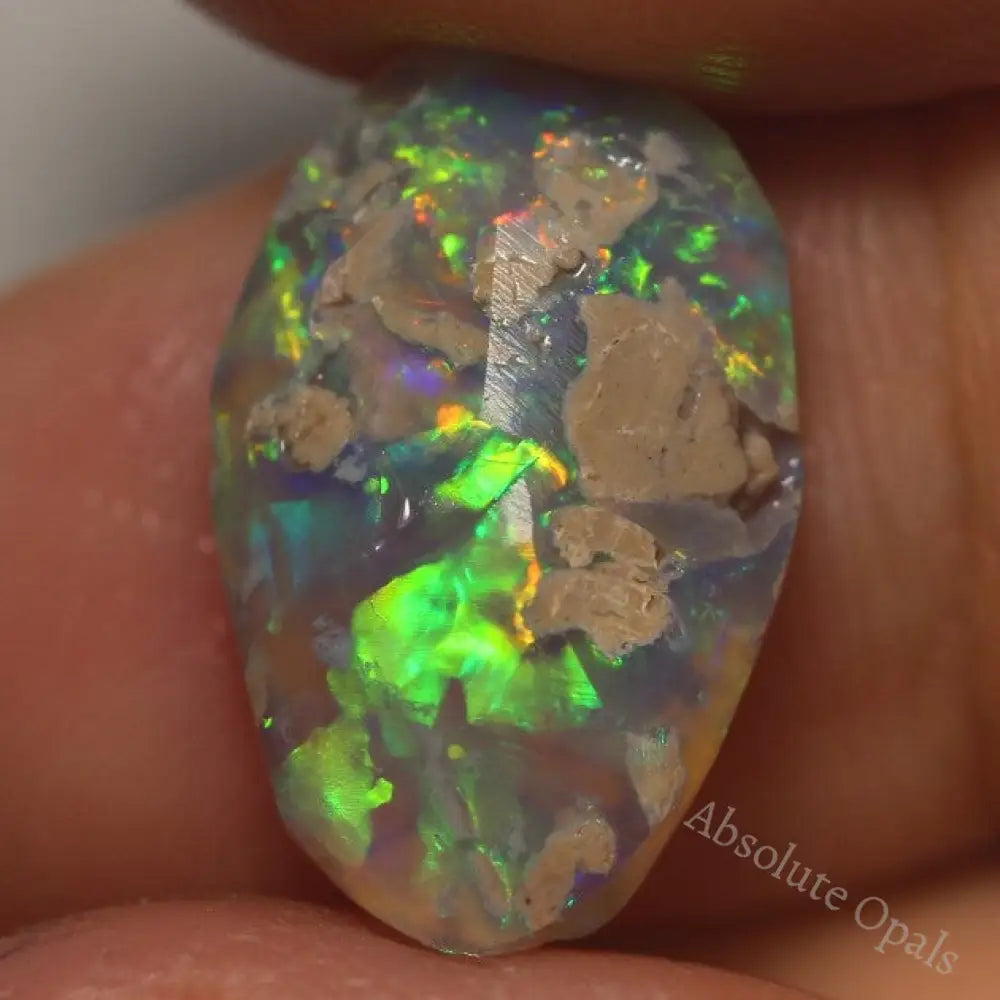 5.69 Cts Single Opal Rough For Carving 16.7X10.7X6.0Mm