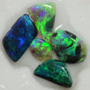 5.9 Cts Australian Rough Black Opal Parcel Rubs Lightning Ridge Cmr