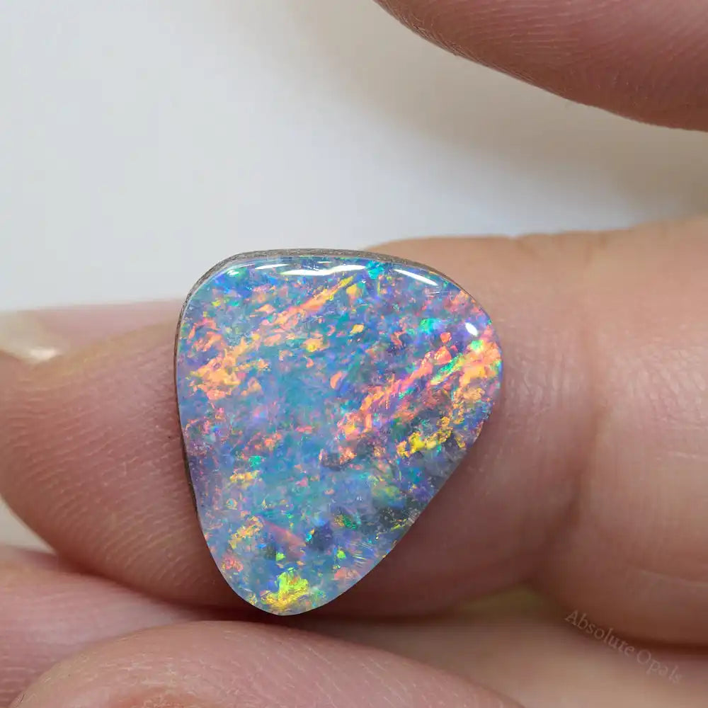 5.99 cts Red Boulder Opal Cut Stone Boulder Opal