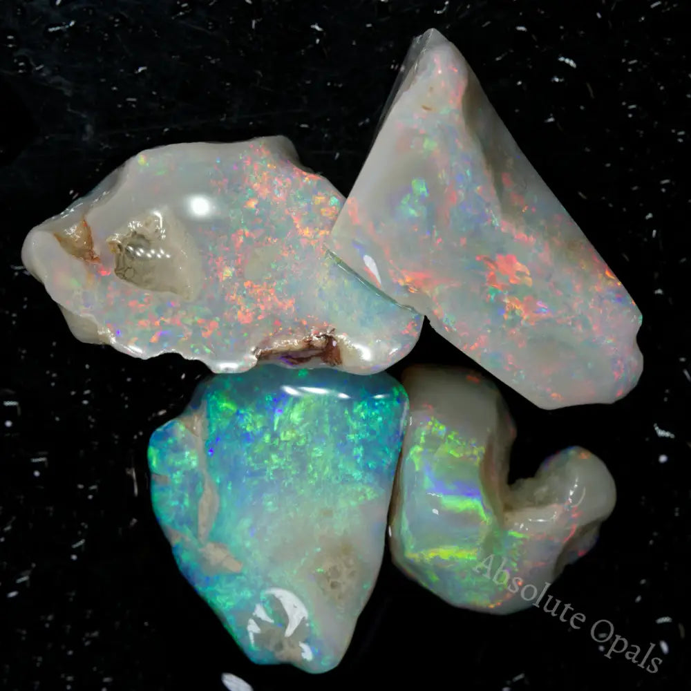 50.3 cts Australian Rough Opal Parcel, Lightning Ridge - Absolute Opals ...