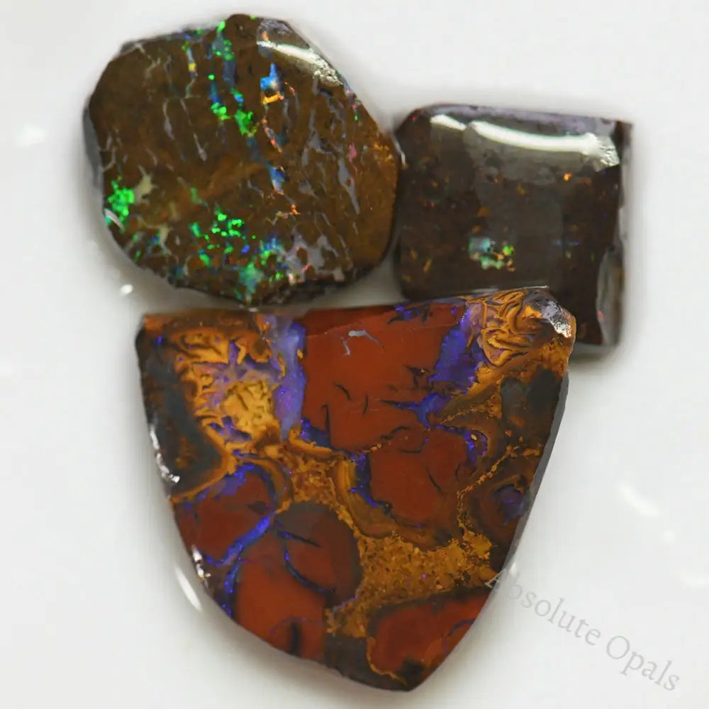 51.70 Cts Australian Boulder Opal Rough Parcel