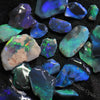 51 Cts Australian Rough Opal Parcel Lightning Ridge Mining Offcuts Cmr
