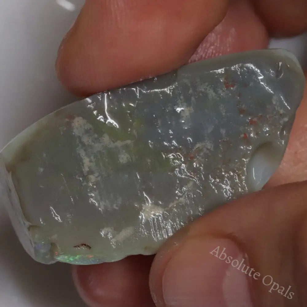 53.05 Cts Australian Semi-Black Opal Rough Gem Lightning Ridge