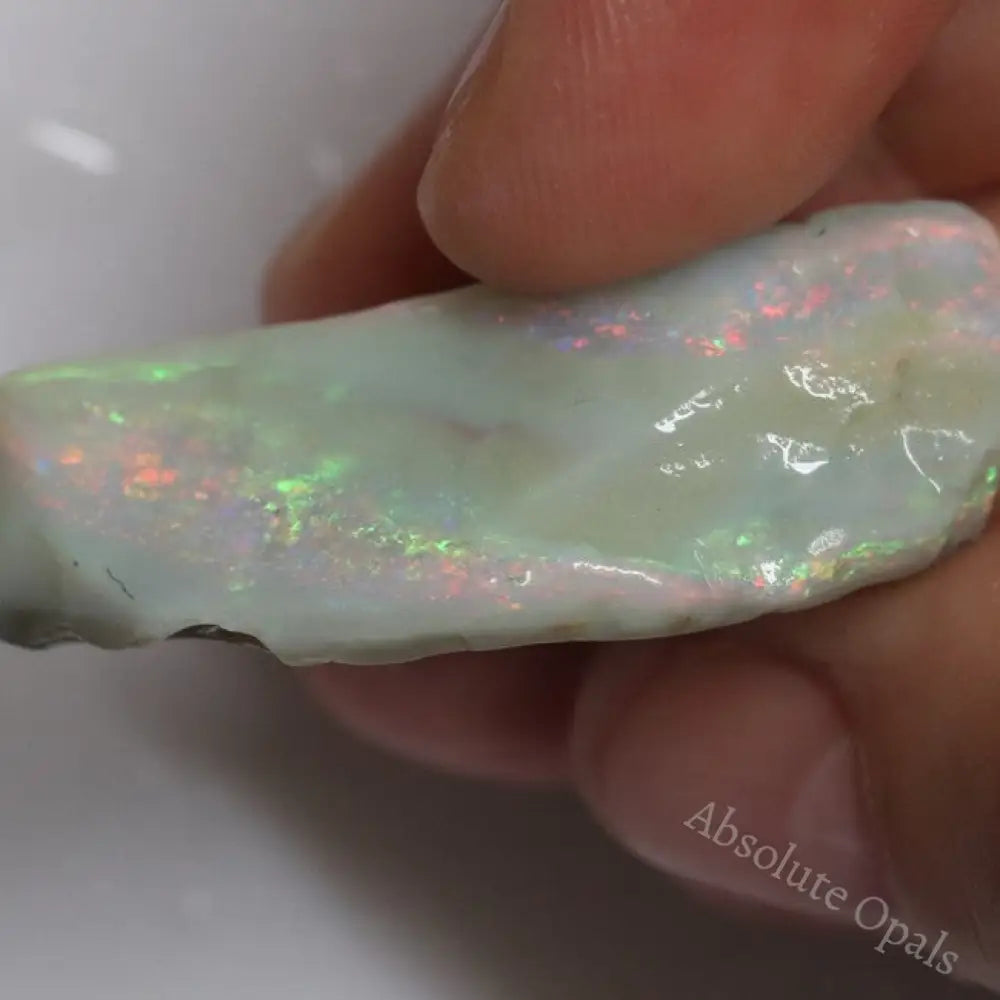 53.05 Cts Australian Semi-Black Opal Rough Gem Lightning Ridge
