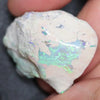 54.40 Cts Australian Semi Black Opal Rough Lightning Ridge Polished Specimen