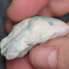 54.40 Cts Australian Semi Black Opal Rough Lightning Ridge Polished Specimen