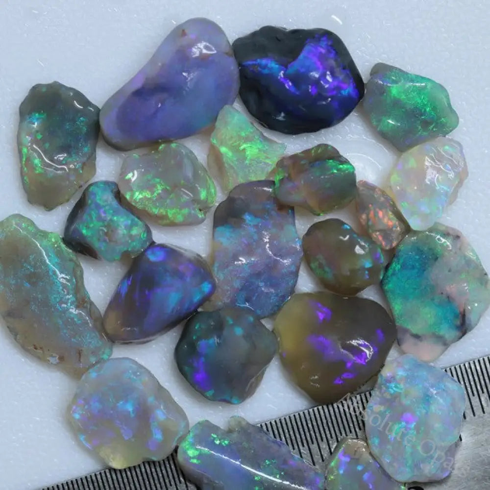54.85 Cts Opal Rough Parcel 7.2X7.5X3.0Mm