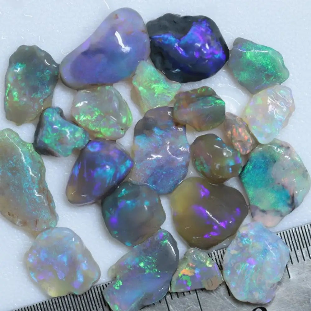 54.85 Cts Opal Rough Parcel 7.2X7.5X3.0Mm