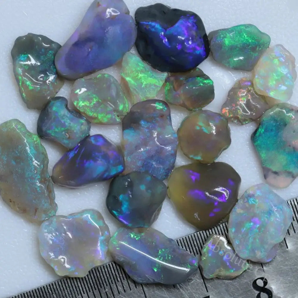 54.85 Cts Opal Rough Parcel 7.2X7.5X3.0Mm