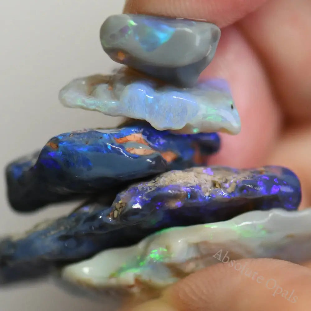 black rough opal