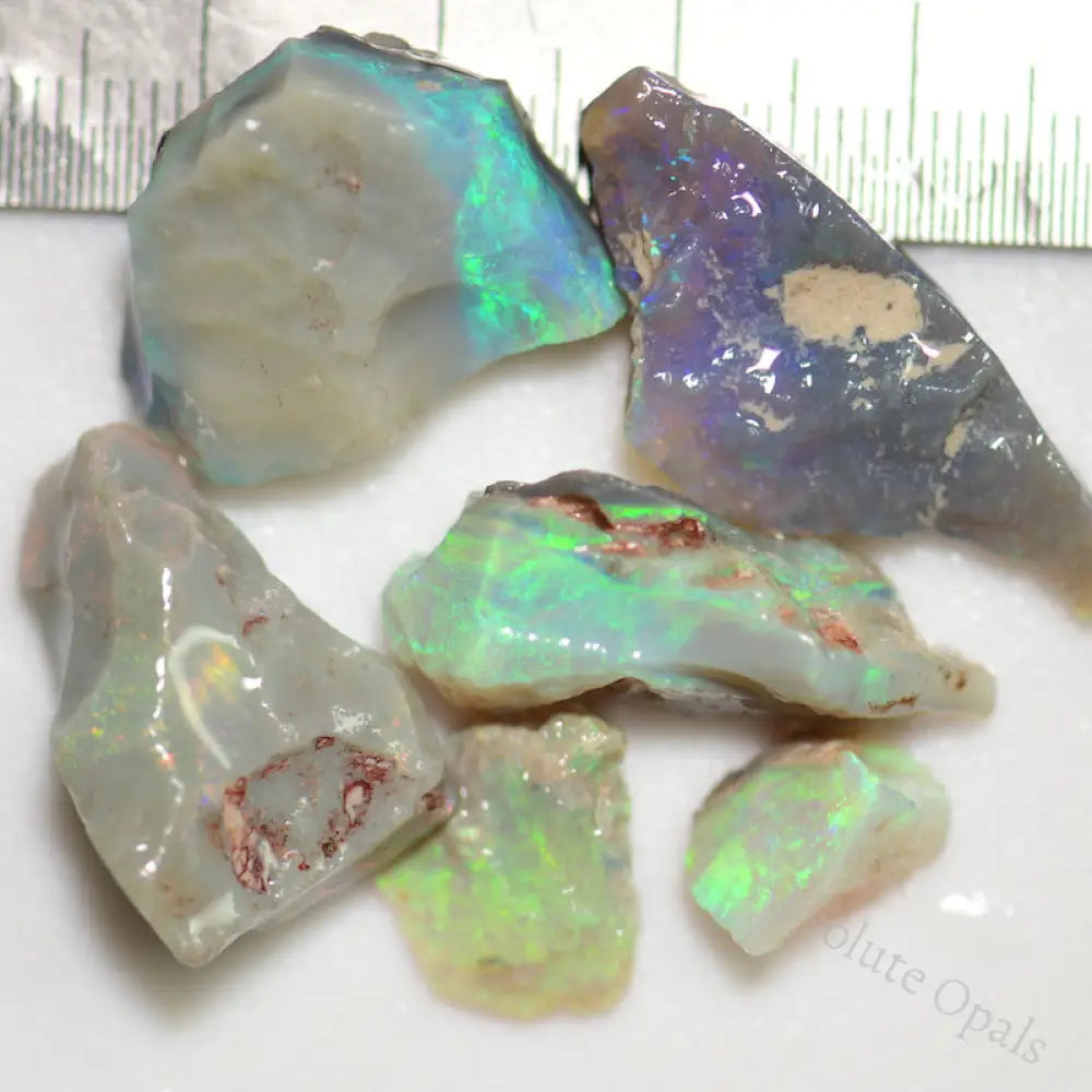 57.10 Cts Australian Rough Opal Parcel Lightning Ridge