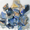 591 cts Rough Black Opal Parcel Lightning Ridge Potch and Colour Rough Opal