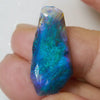 rough black opal