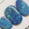 6.25 Cts Australian Opal Doublet Stone Cabochon 3Pcs