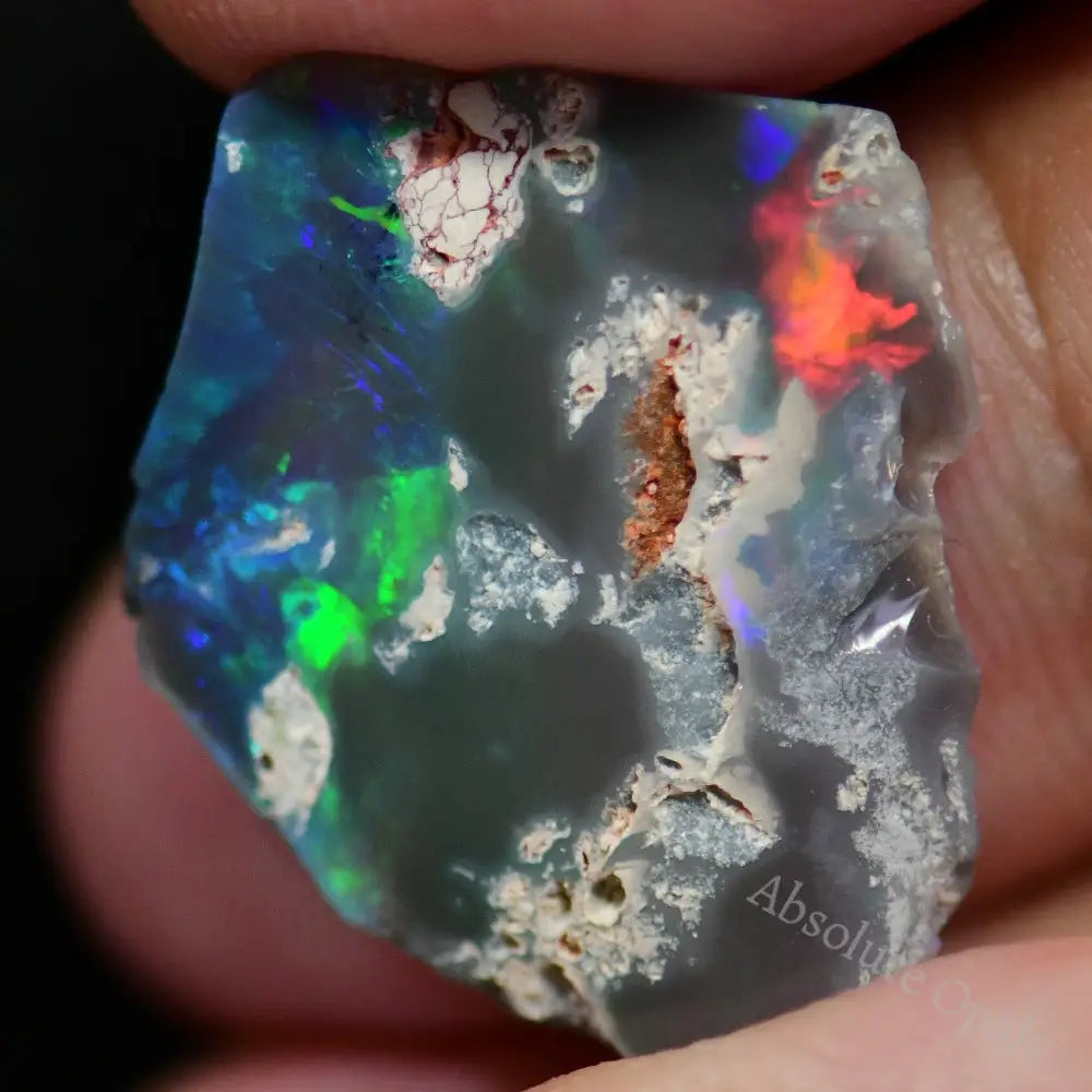 6.40 Cts Australian Opal Rough Lightning Ridge Polished Specimen Cmr