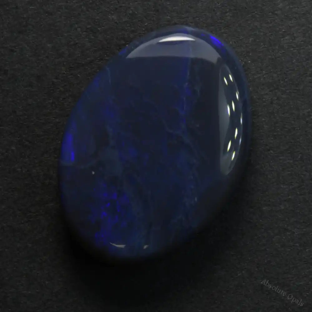 6.53 cts Black Opal Lightning Ridge Solid Stone Black Opal