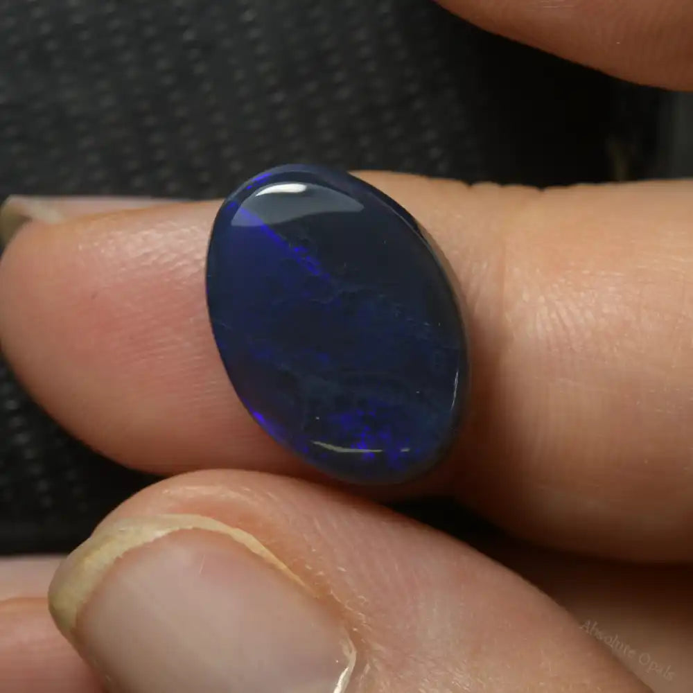 6.53 cts Black Opal Lightning Ridge Solid Stone Black Opal