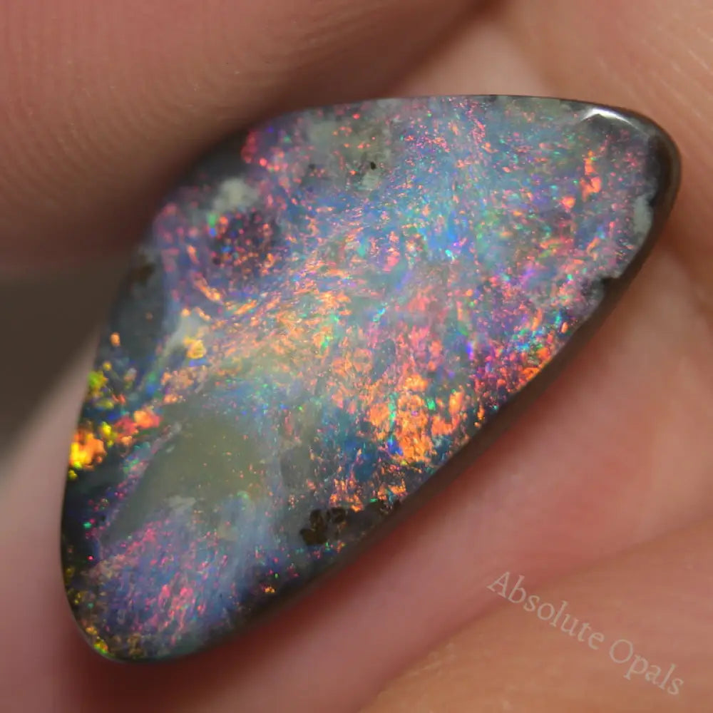 6.74 Cts Australian Boulder Opal Cut Stone