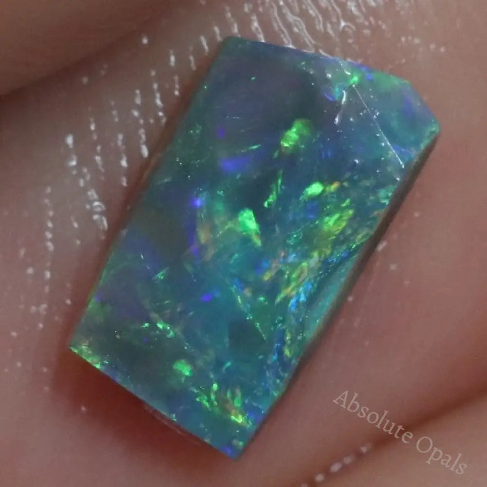 6.85 Cts Black Opal Rough Parcel Rubs 8.9-14.9X5.3-12.1X2.3-3.8Mm