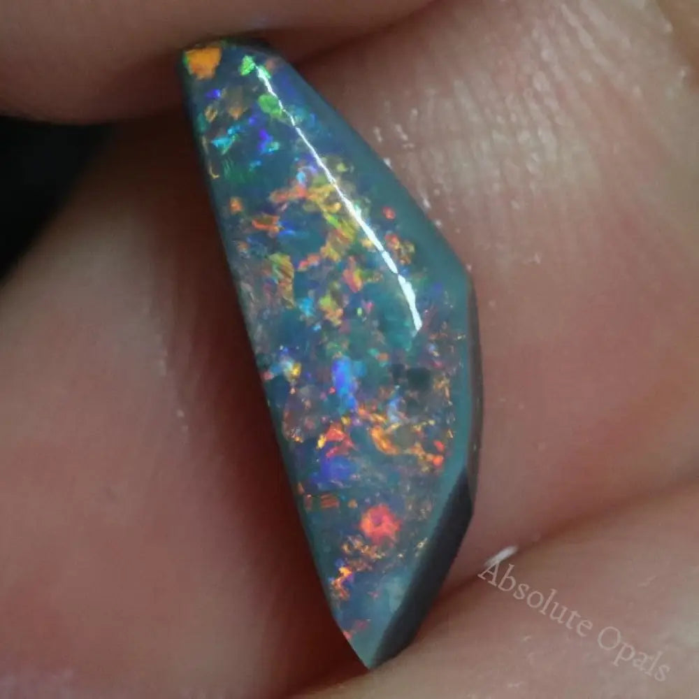 6.85 Cts Black Opal Rough Parcel Rubs 8.9-14.9X5.3-12.1X2.3-3.8Mm