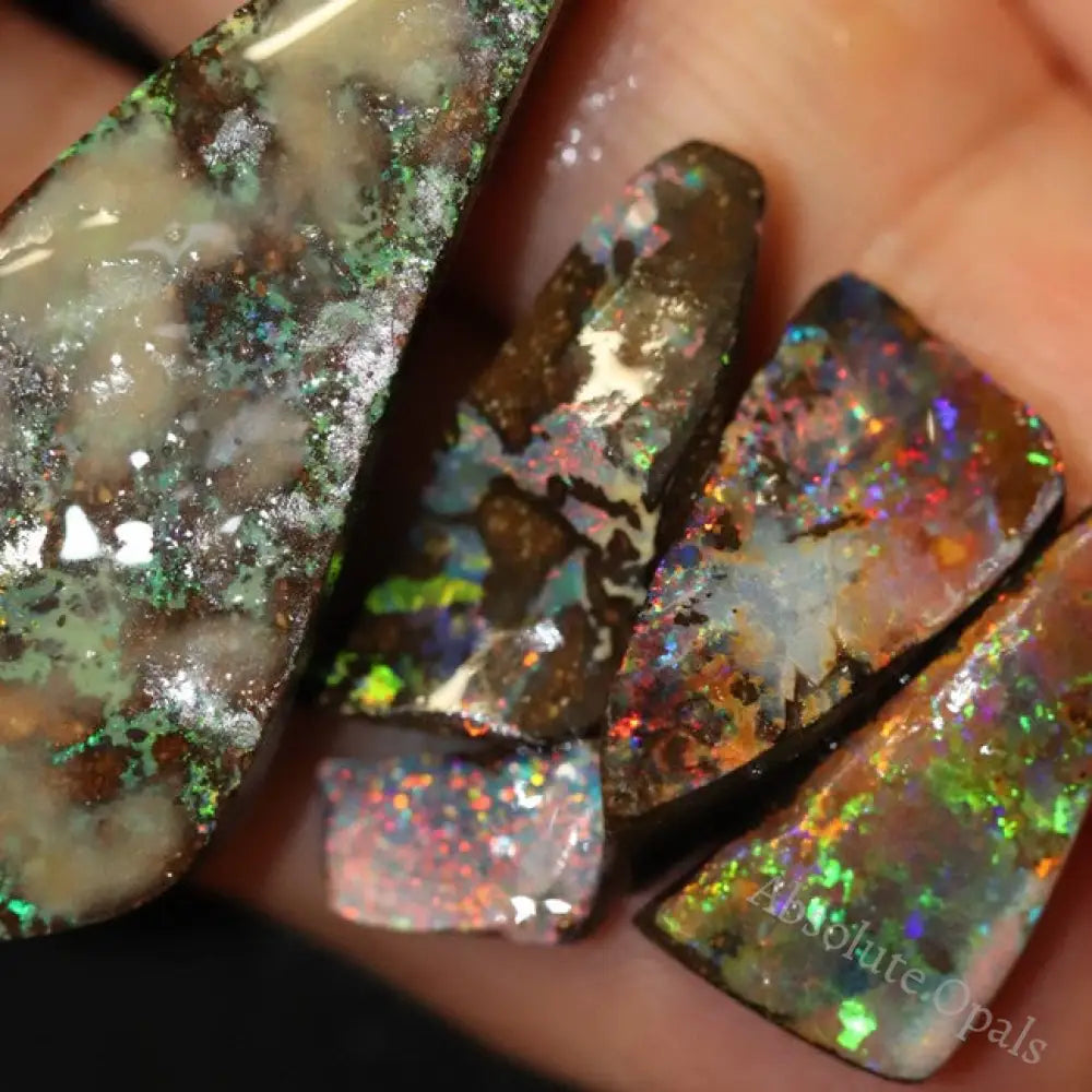 62.40 Cts Boulder Opal Rough Parcel Rubs