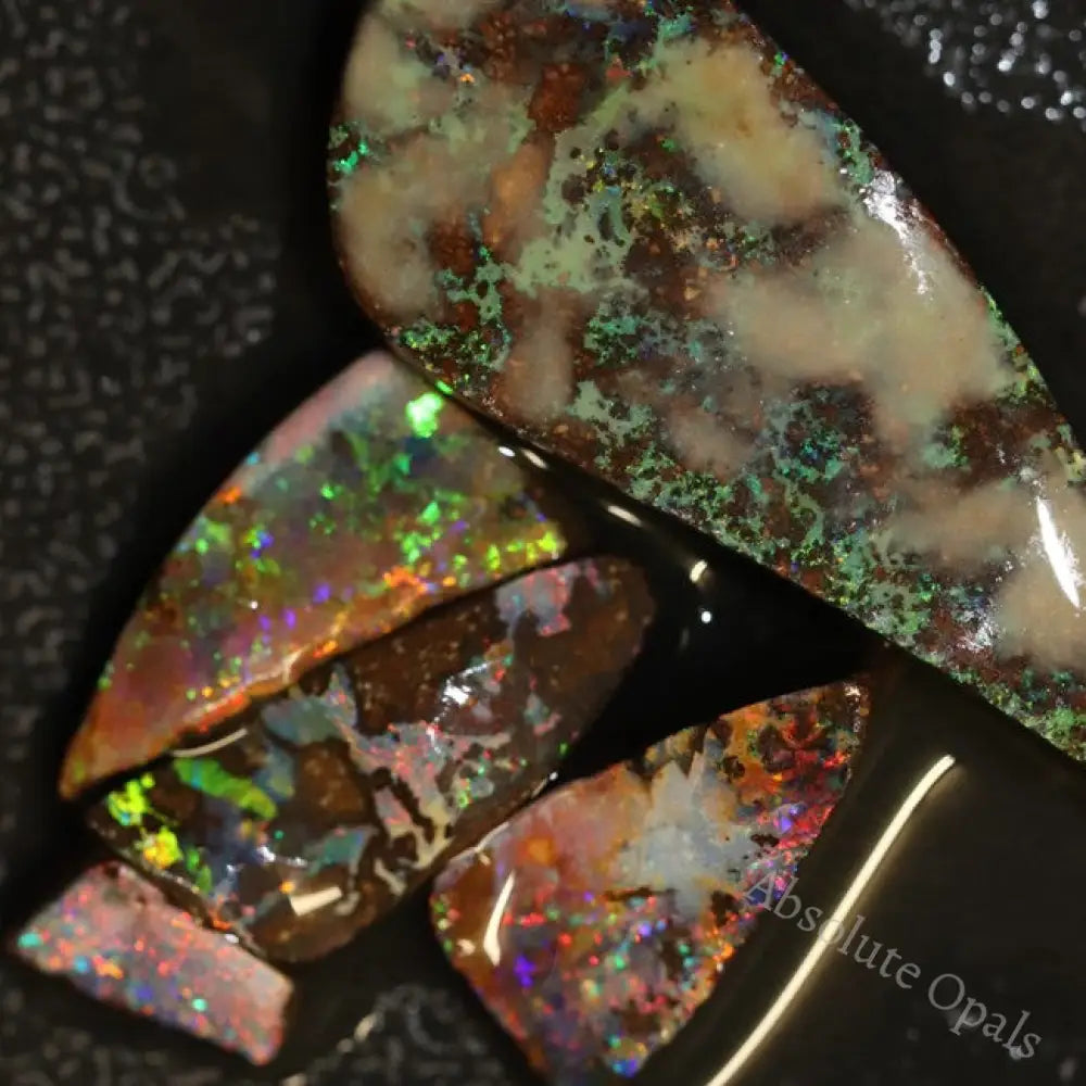 62.40 Cts Boulder Opal Rough Parcel Rubs