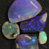 Australian Solid Black Opal Rough Parcel, Lightning Ridge Stones