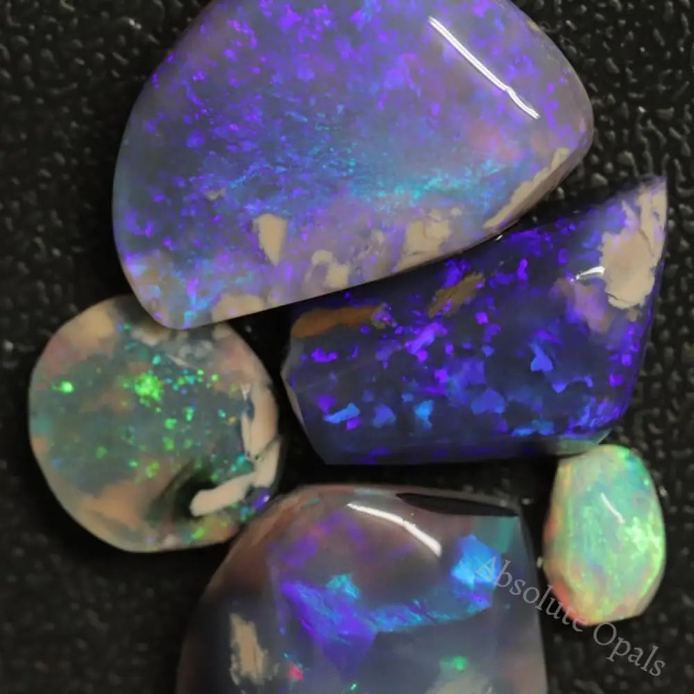 Australian Solid Black Opal Rough Parcel, Lightning Ridge Stones