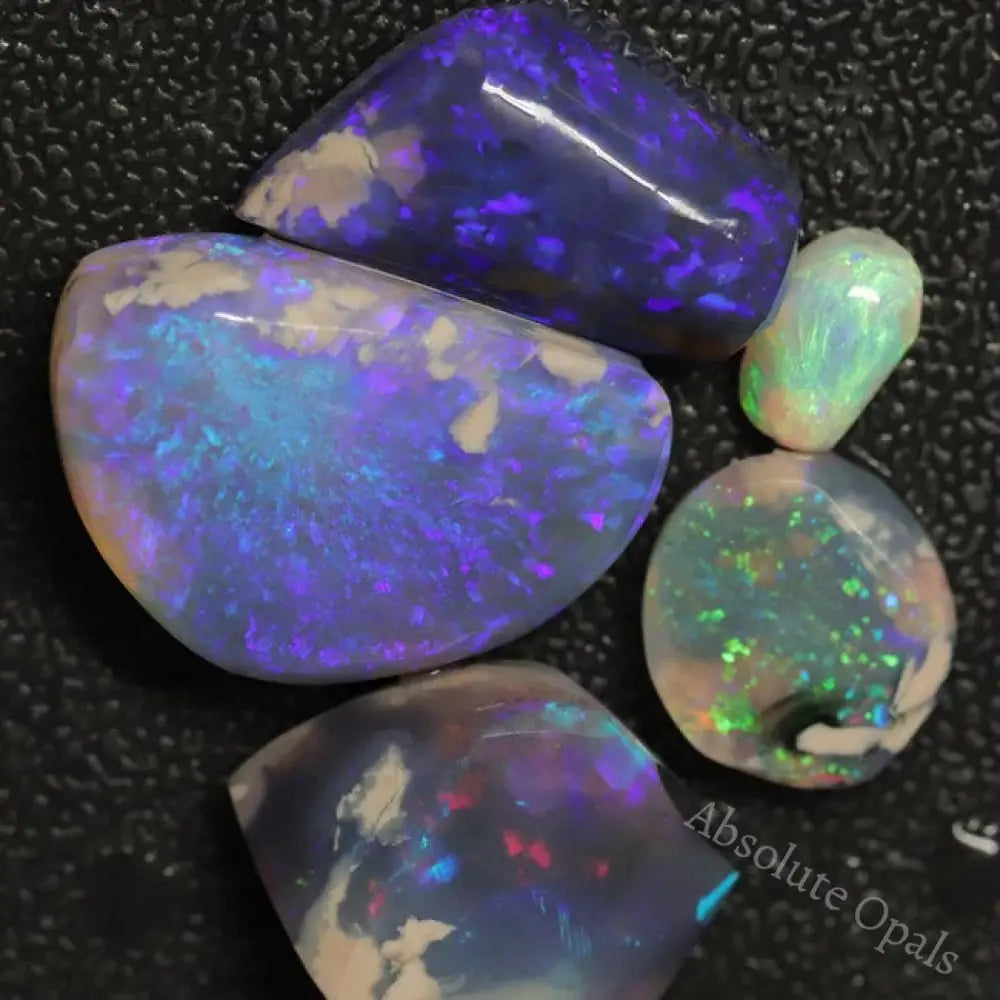 Australian Solid Black Opal Rough Parcel, Lightning Ridge Stones