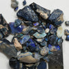 620 Cts Australian Rough Black Opal Parcel Lightning Ridge - Potch And Colour Cmr