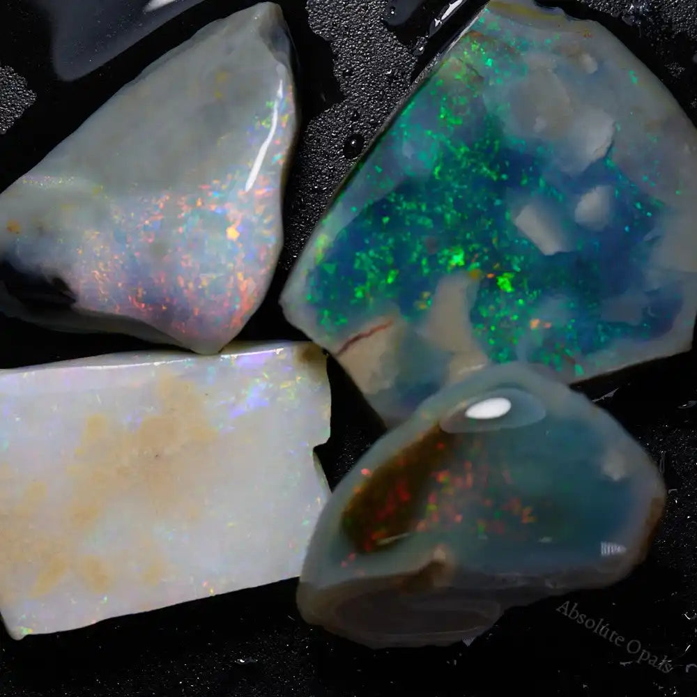 69.4 cts Rough Opal Rubs Parcel Lightning Ridge Rough Opal