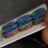 7.0 Cts Australian Opal Doublet Stone Cabochon 9Pcs