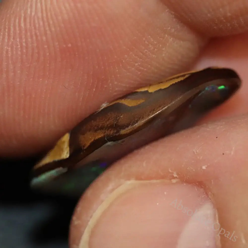 7.30 Cts Australian Boulder Opal Cut Loose Stone