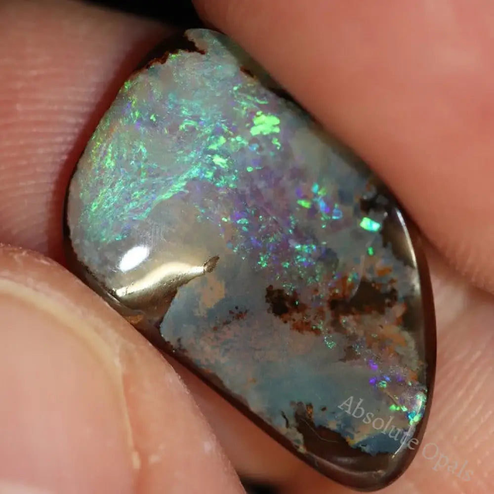 7.30 Cts Australian Boulder Opal Cut Loose Stone