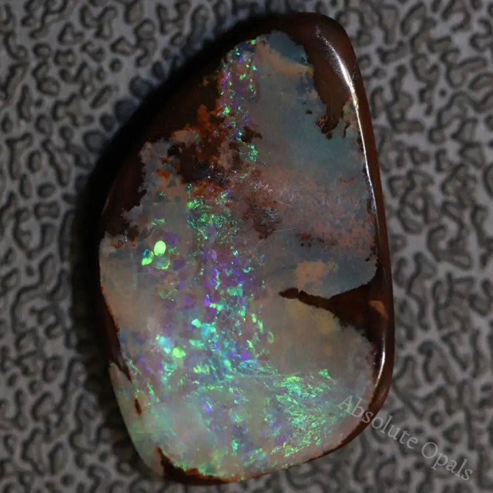 7.30 Cts Australian Boulder Opal Cut Loose Stone