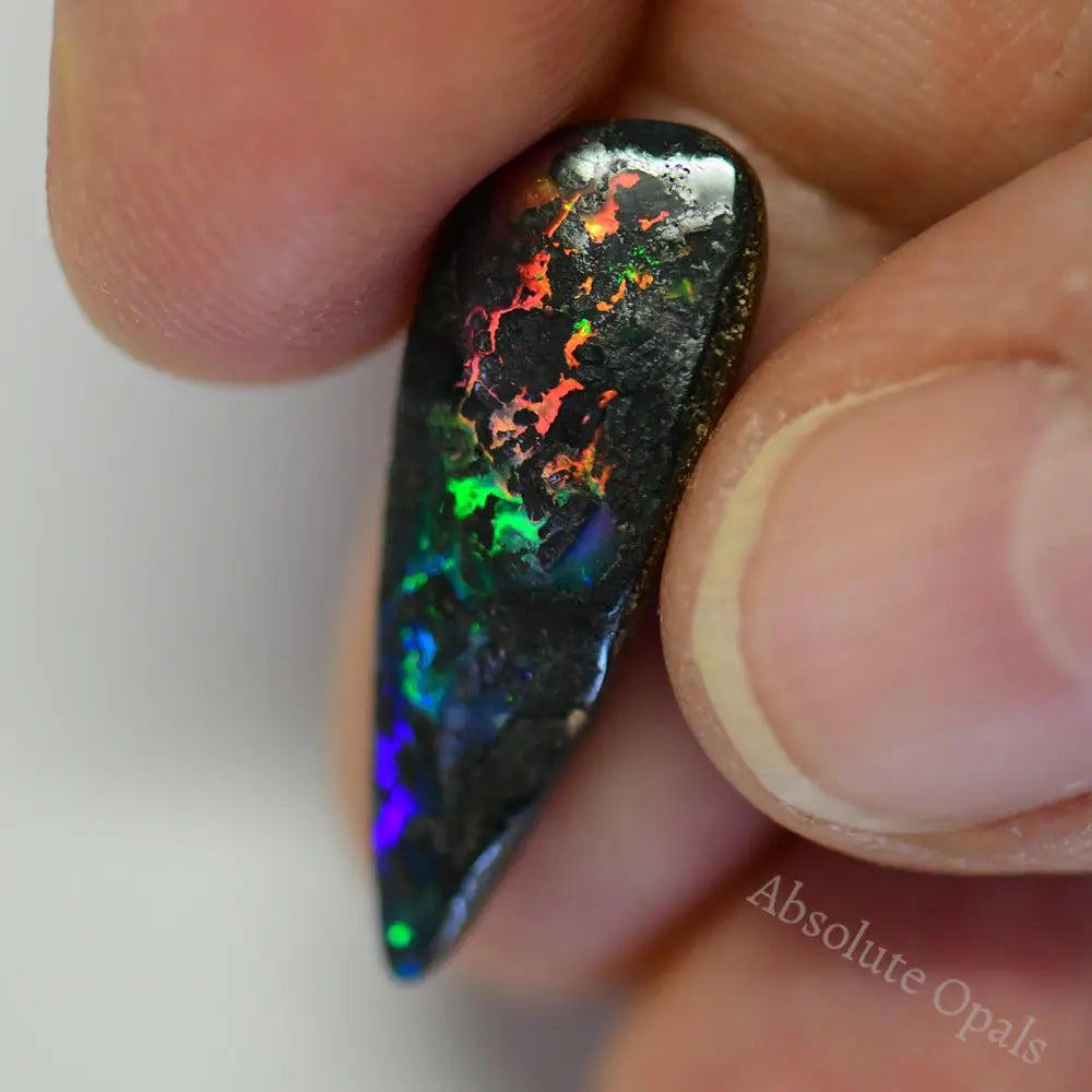 7.30 Cts Australian Boulder Opal Cut Stone